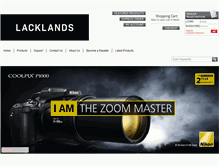 Tablet Screenshot of lacklands.co.nz